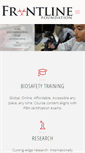 Mobile Screenshot of frontlinefoundation.org